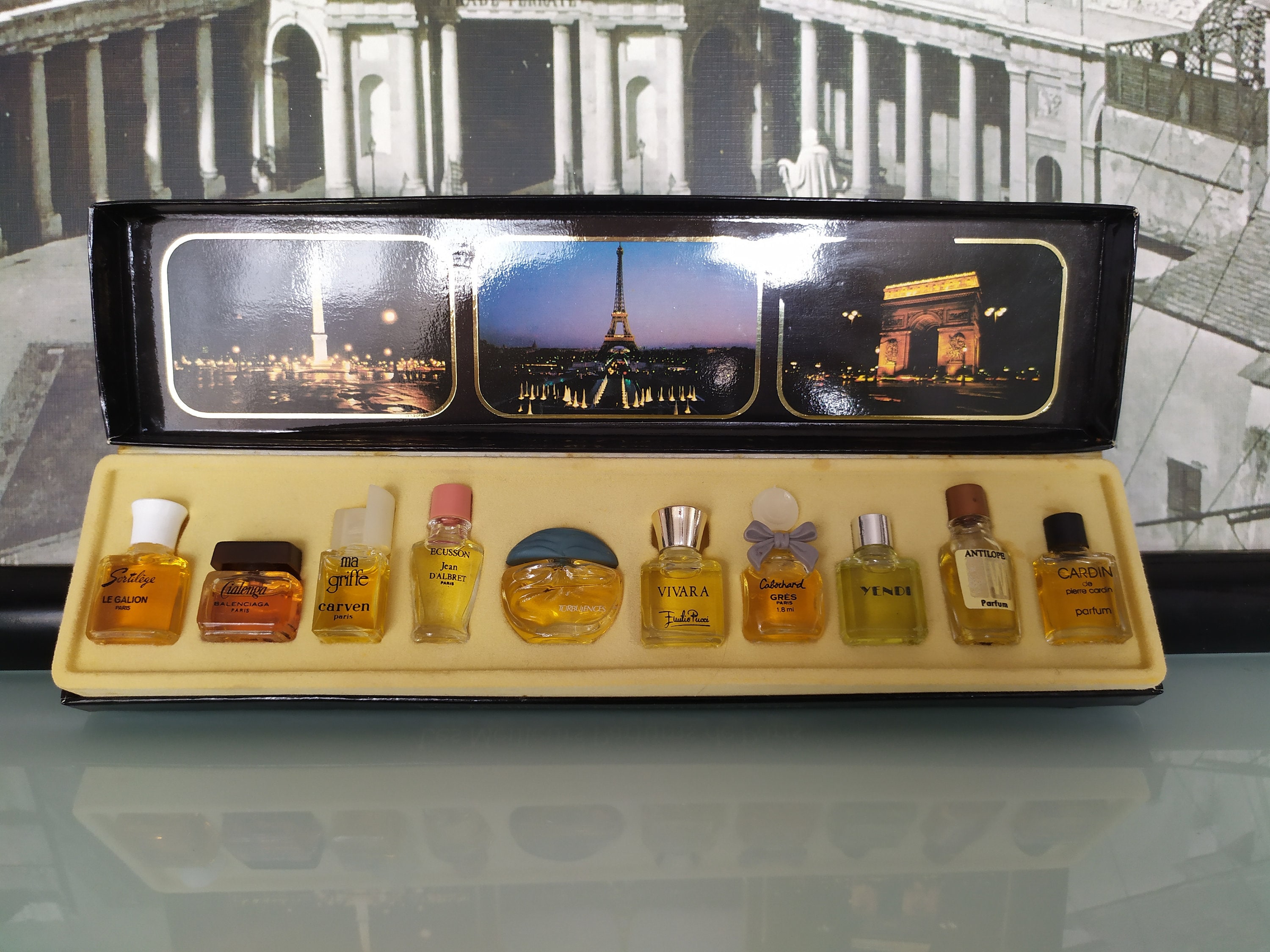 Vintage Les Meilleurs Parfums De Paris - Gift Box Set (10