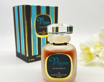 Vison Robert Beaulieu (1987) Eau de Parfum 60 ml/2 fl.oz  No Spray,  Rare Vintage Perfume for Women , Gift Idea, French Fragrance