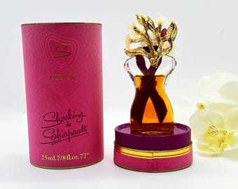 Vintage Schiaparelli Shocking Parfum: 1979 Collectible Perfume