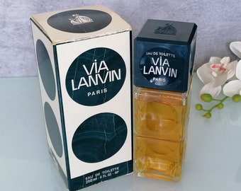 Vintage Via Lanvin Eau de Toilette, 1971 Floral Chypre (250ml)