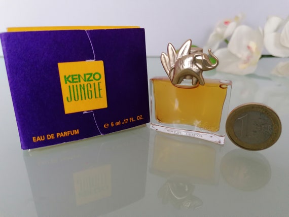 MINIATURE Kenzo Jungle L'elephant 1996 Eau De Parfum 5 - Etsy Hong Kong