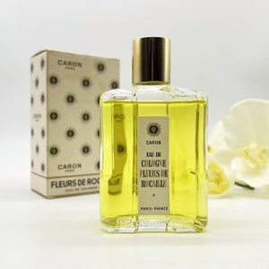 Vintage 70s, Fleurs de Rocaille Caron ,120ml or 4 fl.oz Eau de Cologne ,Legendary Perfume for Women, France Paris , Gift Idea