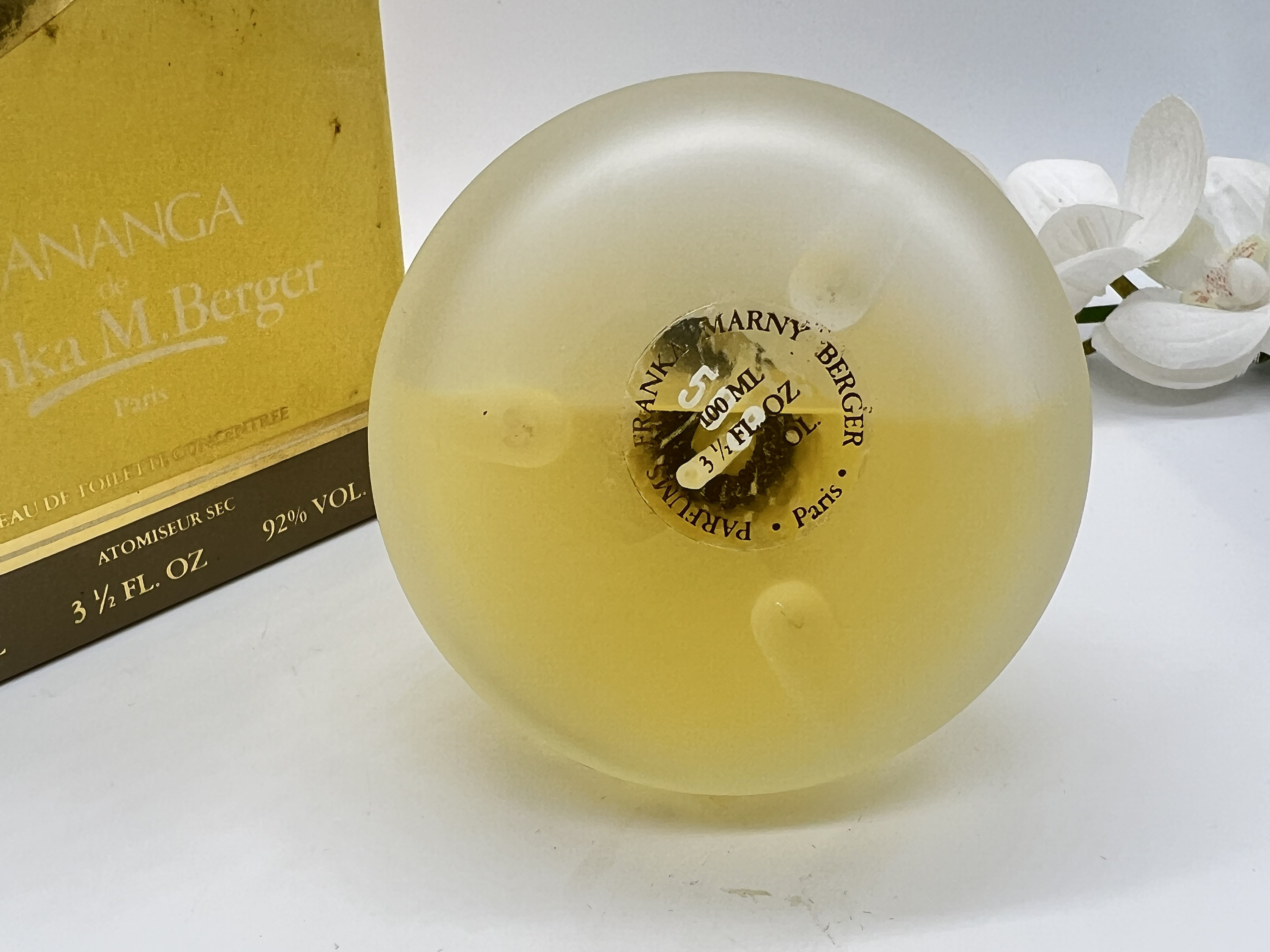Cananga Franka M. Berger 1984 EDT 100ml Spray Rare Vintage