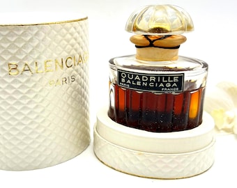 Rare Quadrille Balenciaga 60ml Parfum Extrait Vintage 1960s Discontinued Women's Fragrance Gift Sealed French