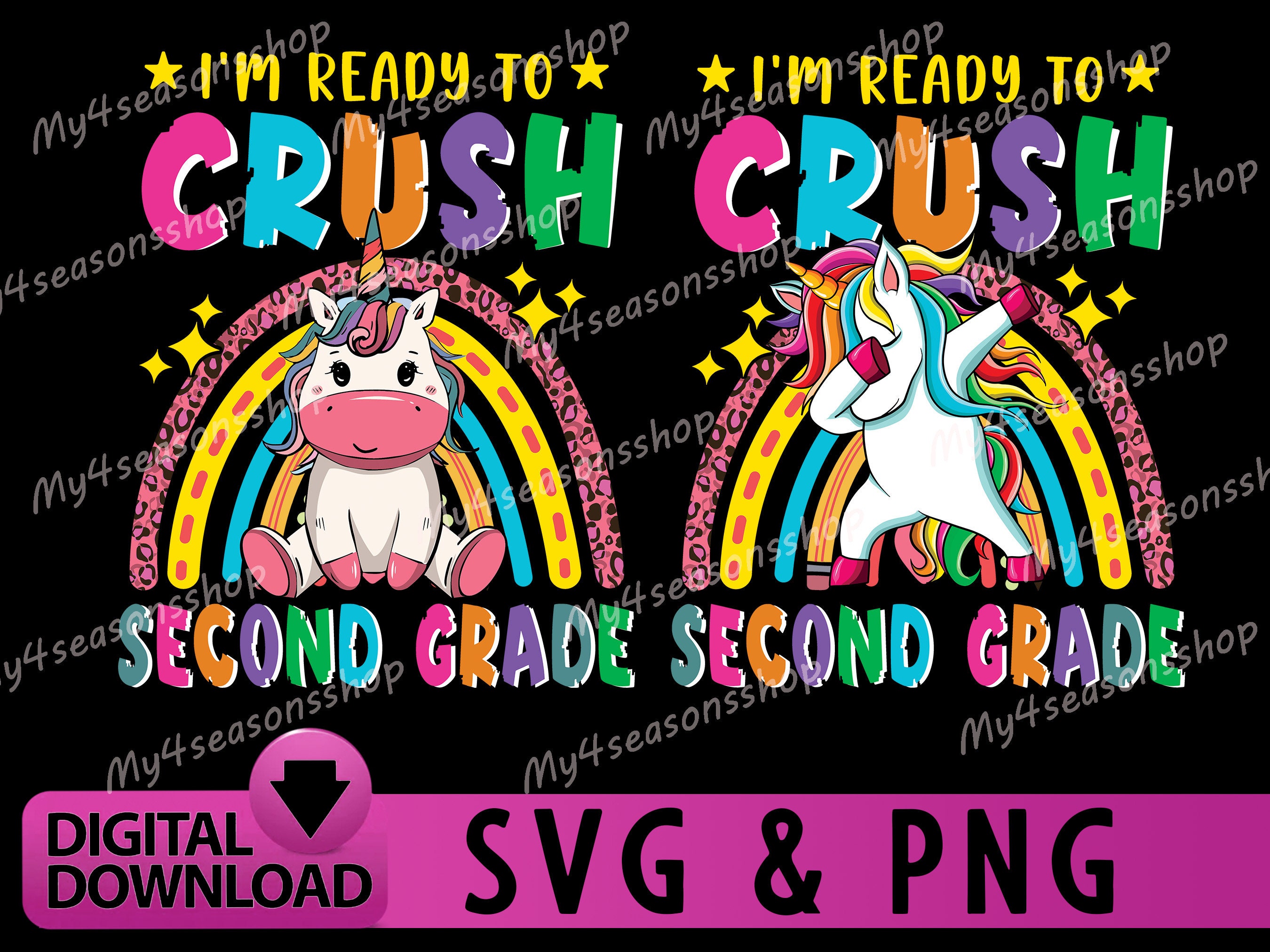 I'm Ready to Crush 2nd Grade Png i'm Ready to Crush - Etsy