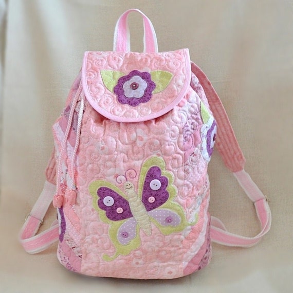 pink preschool backpack