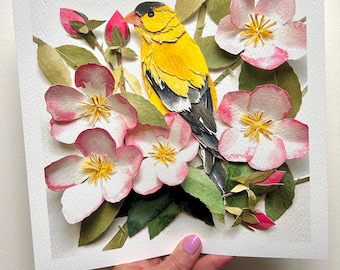 Limited Giclee Goldfinch Print/Bird Fine Art Print