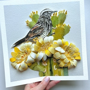 Limited Giclee Cactus Wren Print/Bird Fine Art Print