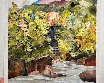 Limited Giclee “The Bridge” Print/Landscape Fine Art Print