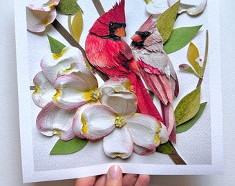 Limited Giclee Cardinal Print/Bird Fine Art Print