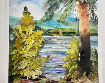 Limited Giclee “Windy Day” Print/Landscape Fine Art Print
