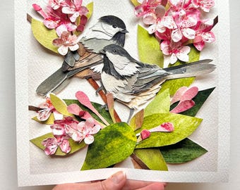 Limited Giclee Chickadee  Print/Bird Fine Art Print