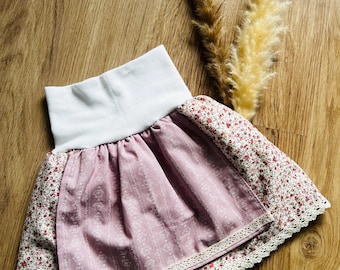 Traditionell kjol Rosi / dirndlkjol rosa