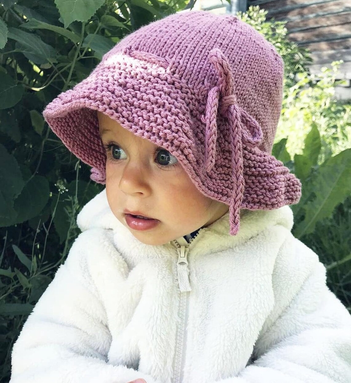 Knitting pattern sun hat knit pattern for baby knitted sun Etsy
