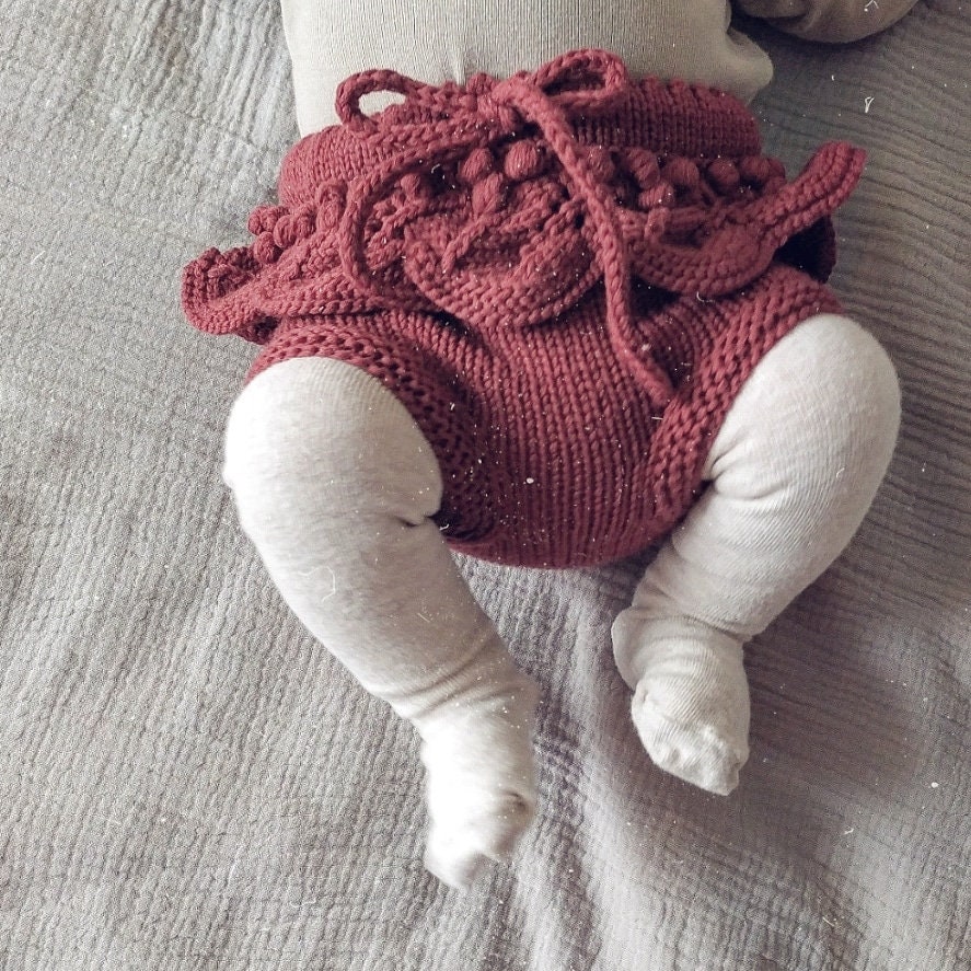 Knitting Pattern Baby Bloomers Knitted Bloomers Bloomers for Etsy
