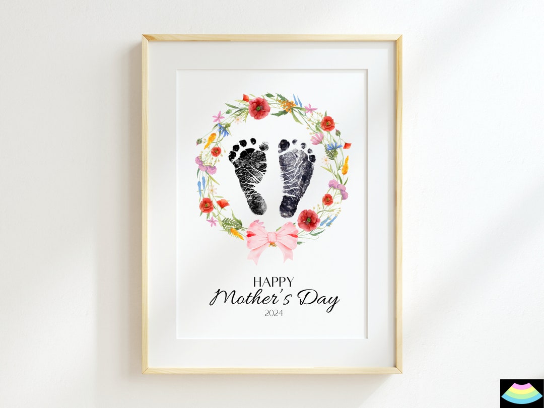 Footprint Mothers Day Printable
