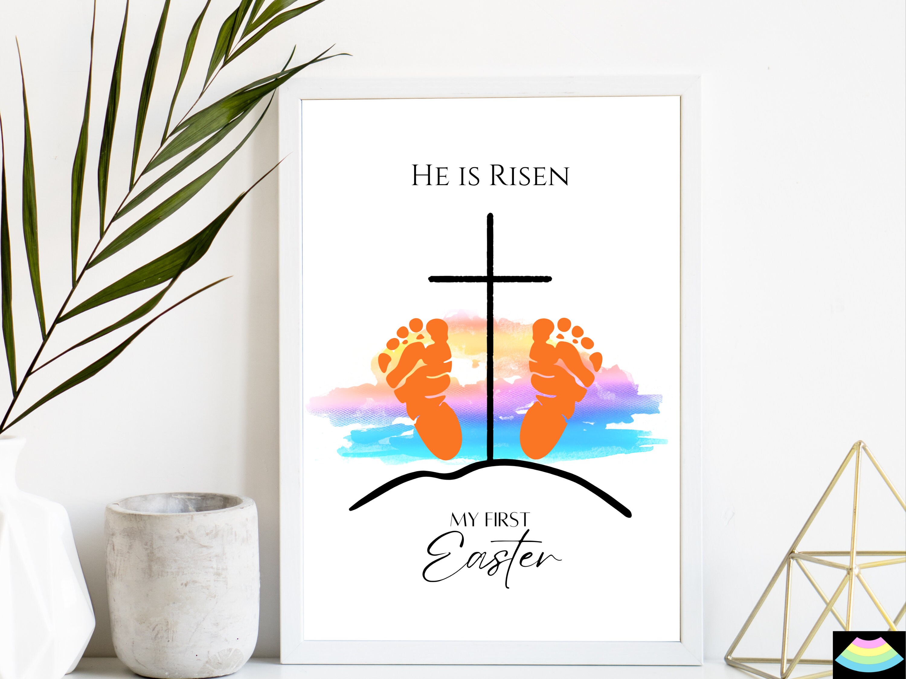 He is Risen Printable Easter Arts and Craft Keepsake Gift for Kids, My ...