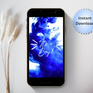 It&#39;s a Boy Gender Reveal Video Announcement: Digital Text (Digital Download)