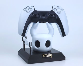 Customizable Name Hollow Knight Stand for All Controllers, Gamer Personalized Gifts, Gift for Gamer, Indie Game Decor