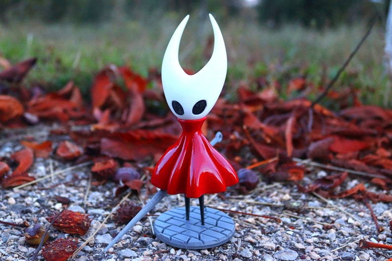 Hollow Knight and Hornet 3d Game Figures, Gift for Gamer, Indie Game Decor Hornet