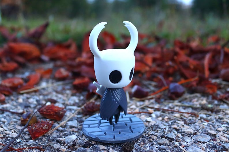 Hollow Knight and Hornet 3d Game Figures, Gift for Gamer, Indie Game Decor image 7