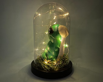 Hollow Knight Grub Figure Night Light, Grub in a jar Decor, Gift for Gamer