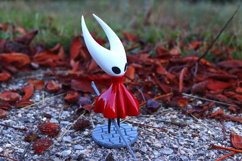 Hollow Knight and Hornet 3d Game Figures, Gift for Gamer, Indie Game Decor image 5