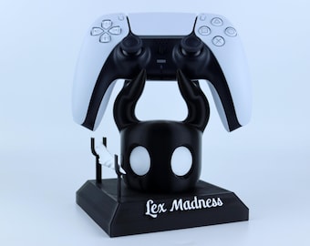 Anpassbarer Name Hohler Ritter Schatten Stand für Alle Controllers, Gamer personalisierte Geschenke, Geschenk für Gamer, Indie Game Decor