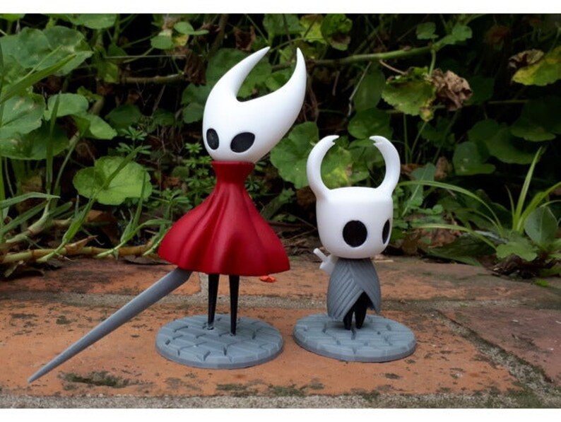 Hollow Knight and Hornet 3d figures,shadelord,hollow knight game,knight sculpture,decor,gift,