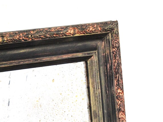 Antiqued Gold and Copper Metallic Mirror: Color Washed Dry  display picture 1