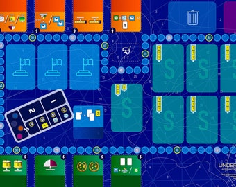Underwater Cities compatible Neoprene Mat Graphic