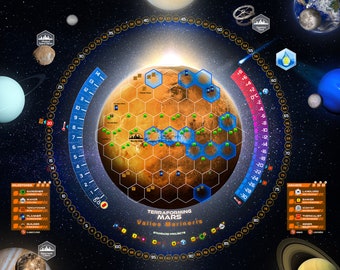 Terraforming Mars Map - DIGITAL FILE for neoprene mat (2.1 ver)