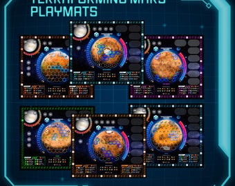 DIGITAL DOWNLOAD - Terraforming Mars Compatible - for Mat Printing (Your choice) (v5.0)