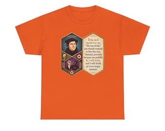 Martin Luther Quote Tee | Reformation Theology Shirt,