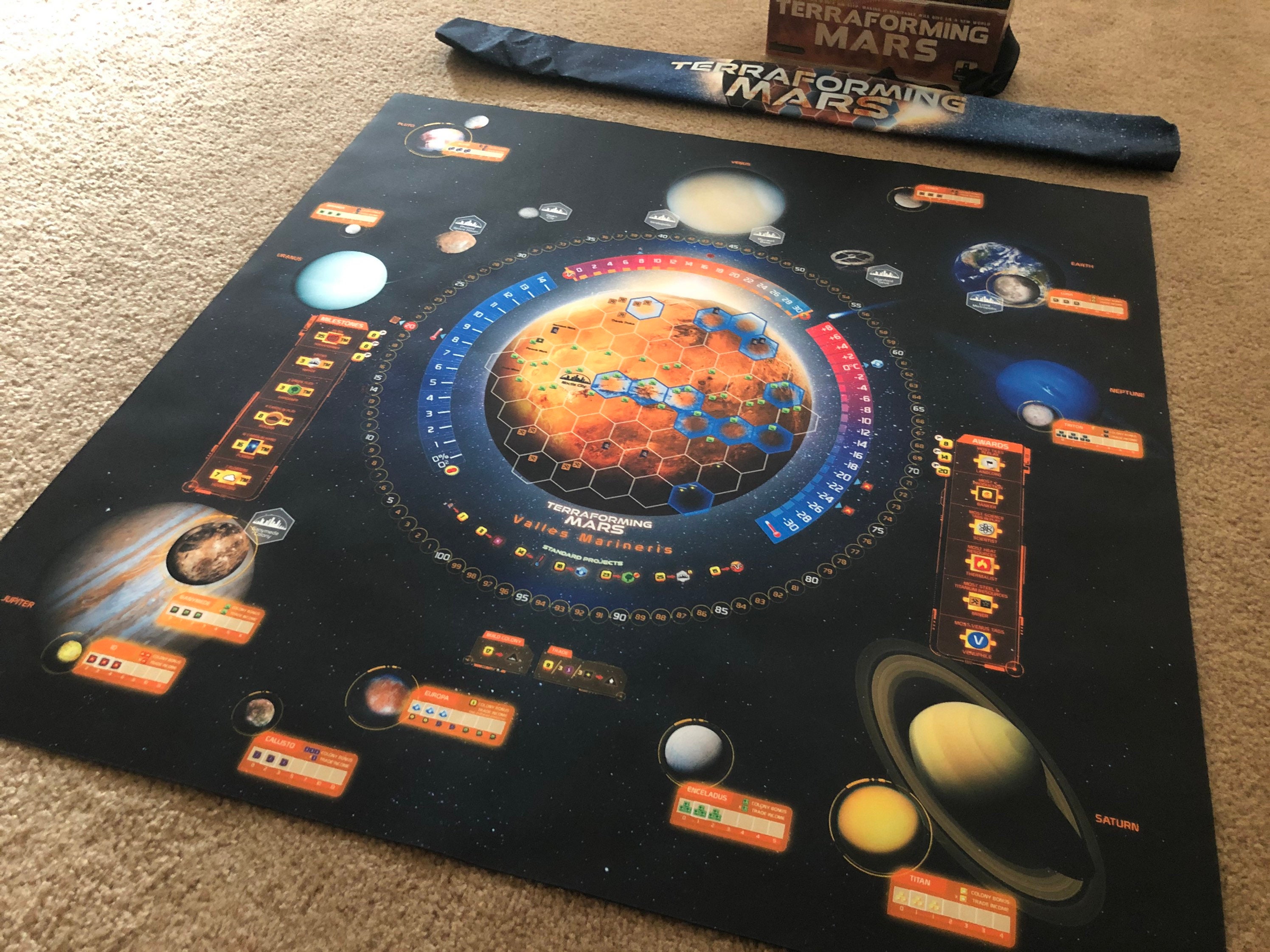 Terraforming Mars compatible 2.0 Expanded Base Mat Venus Etsy