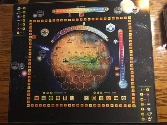Terraforming Mars VENUS NEXT Replacement Game Board Image for