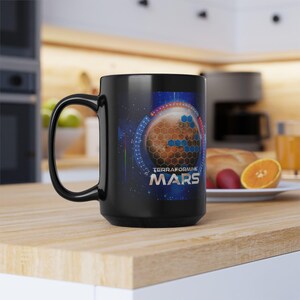 Terraforming Mars - Black Mug, 15oz