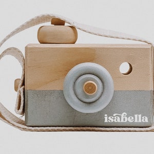 Personalized Wooden Toy Camera