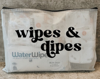 Personalized Plastic Zipper Pouch, Waterproof Wet Dry Bag