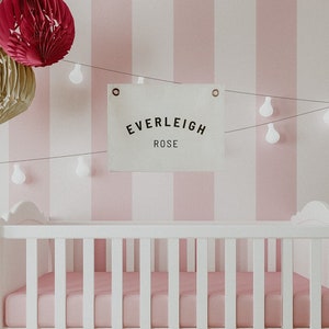Custom Name Canvas Wall Hanging