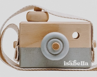 Personalized Wooden Toy Camera