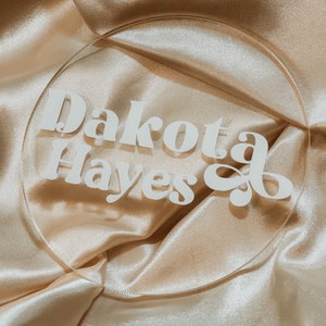 Personalized Baby Name Disc