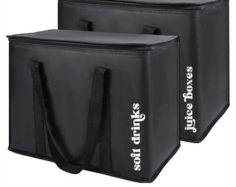 Personalized Insulated Reusable Grocery Bag (2 pk)