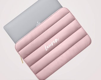 Personalized Puffy Laptop Sleeve: Custom Tablet Case, Laptop Protector