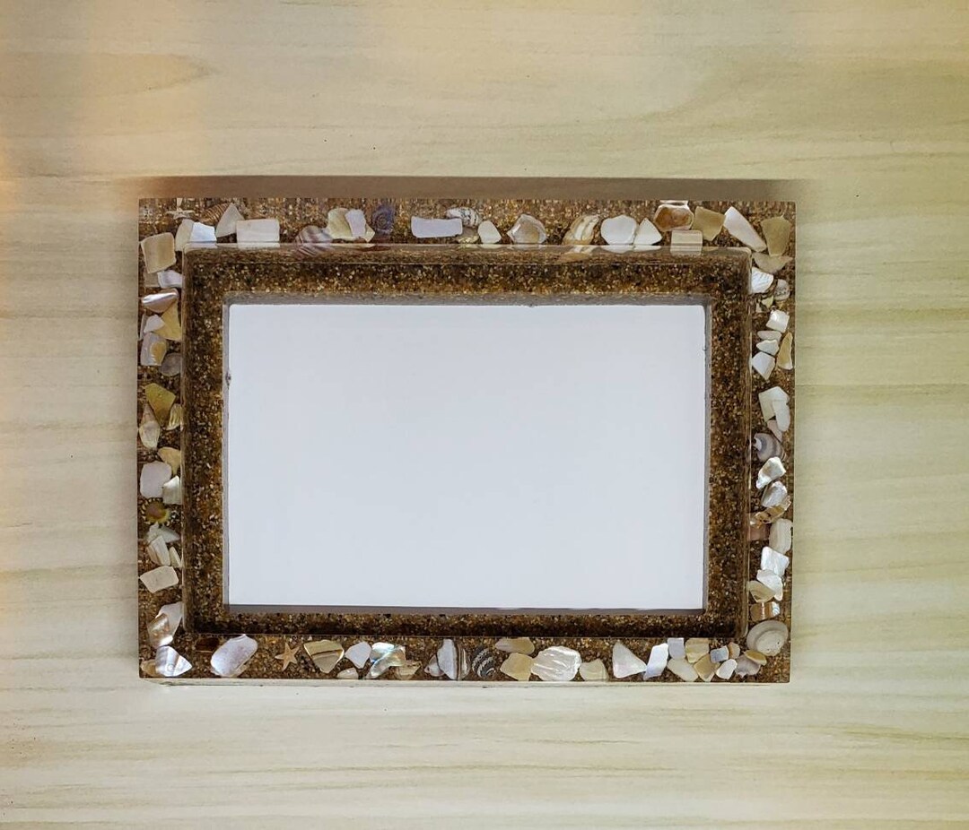 Resin Frame, Beach Picture Frame Etsy