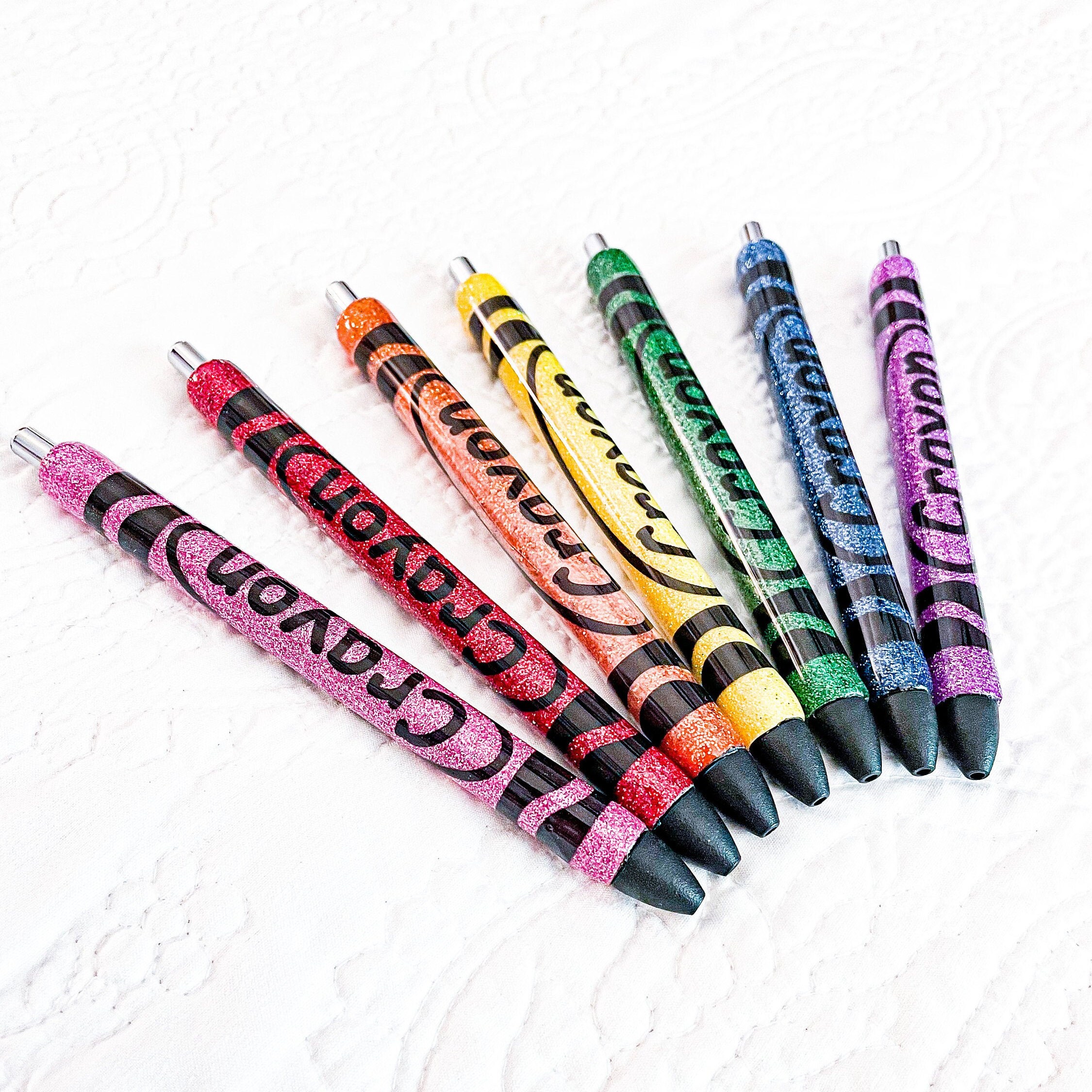 Glitter Crayon Pen/Pencil Glitter InkJoy Pens/Glitter Teacher Etsy
