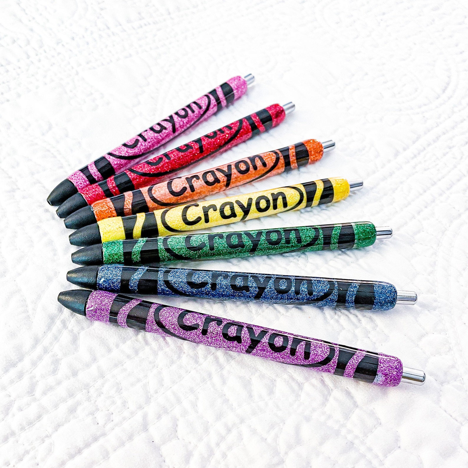 Glitter Crayon Pen/Pencil Glitter InkJoy Pens/Glitter Teacher Etsy