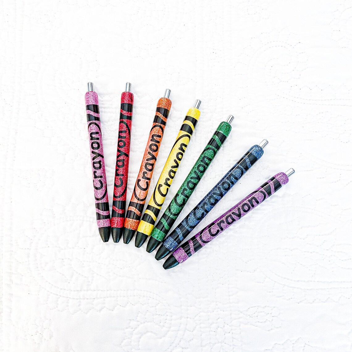 Glitter Crayon Pen/Pencil Glitter InkJoy Pens/Glitter Teacher Etsy