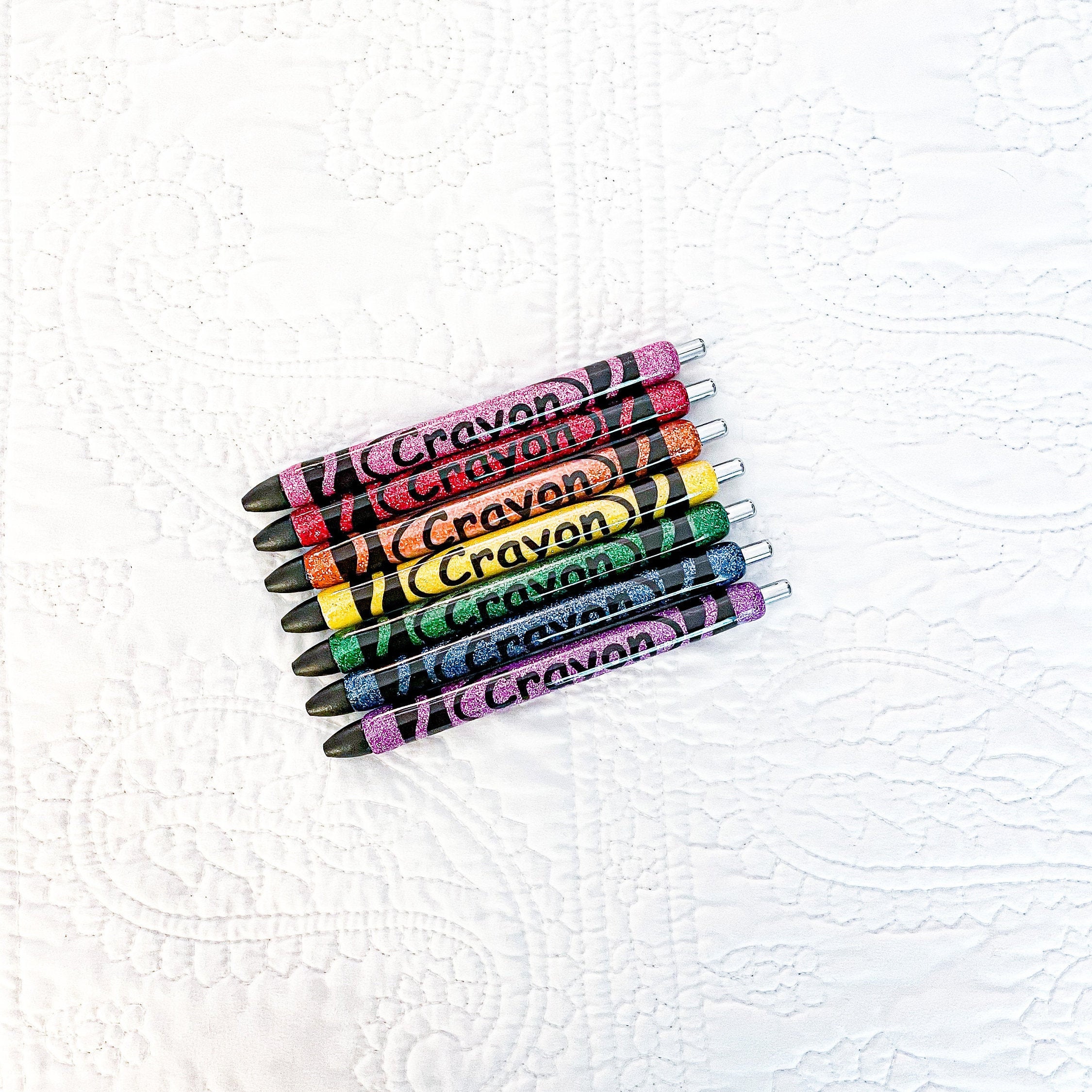 Glitter Crayon Pen/Pencil Glitter InkJoy Pens/Glitter Teacher Etsy