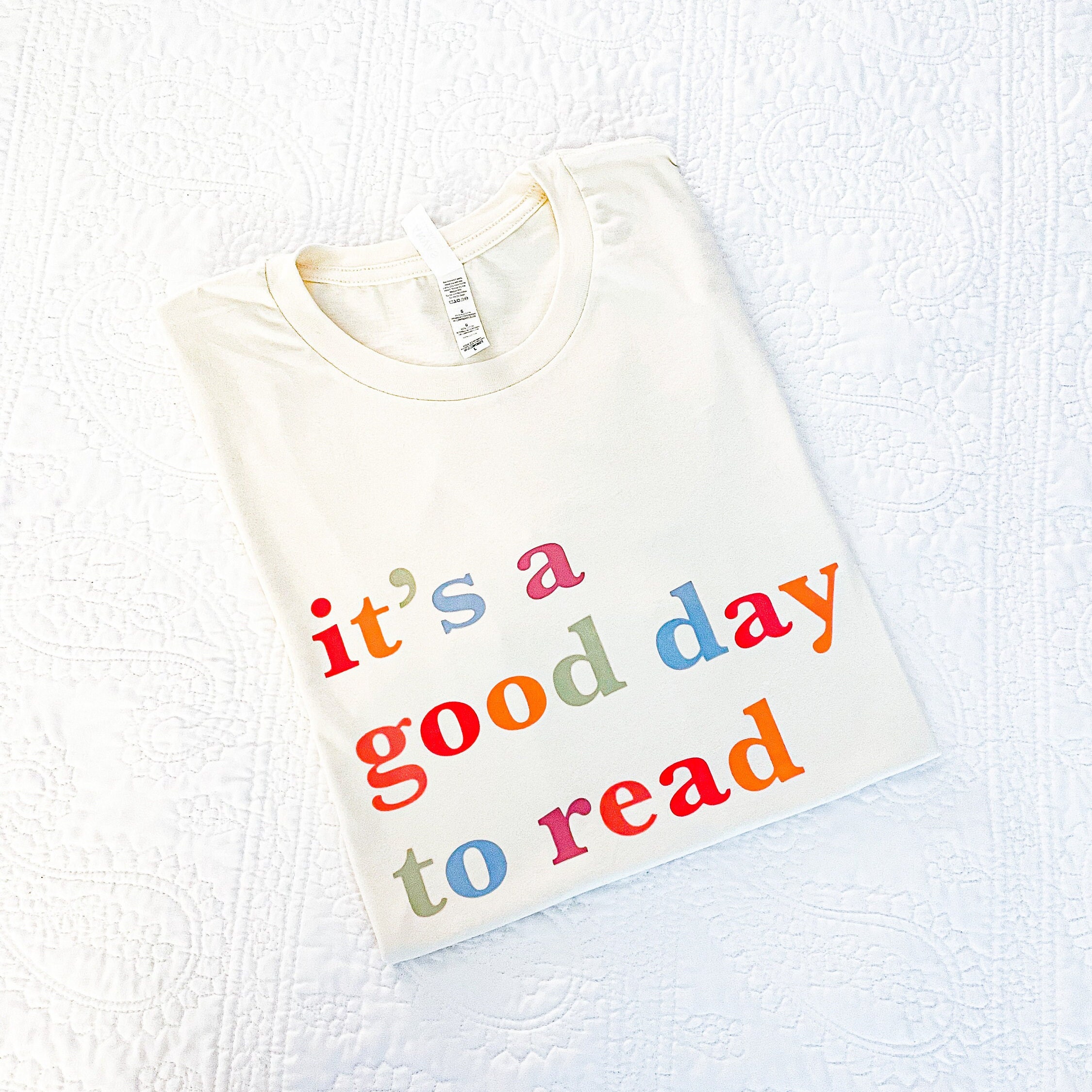 It's A Good Day To Read T-Shirt/Cute Teacher Tee/Unisex Graphic T…